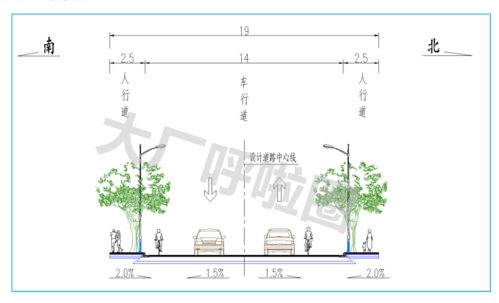 重磅消息 大廠平頂山路終于要維修了 網友曝出施工圖設計方案
